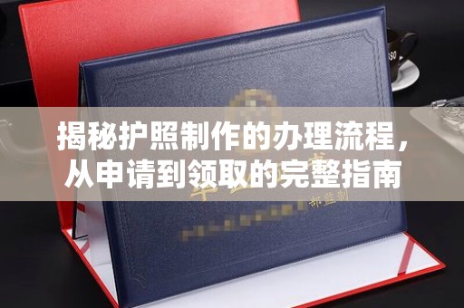 左云揭秘护照制作的办理流程，从申请到领取的完整指南